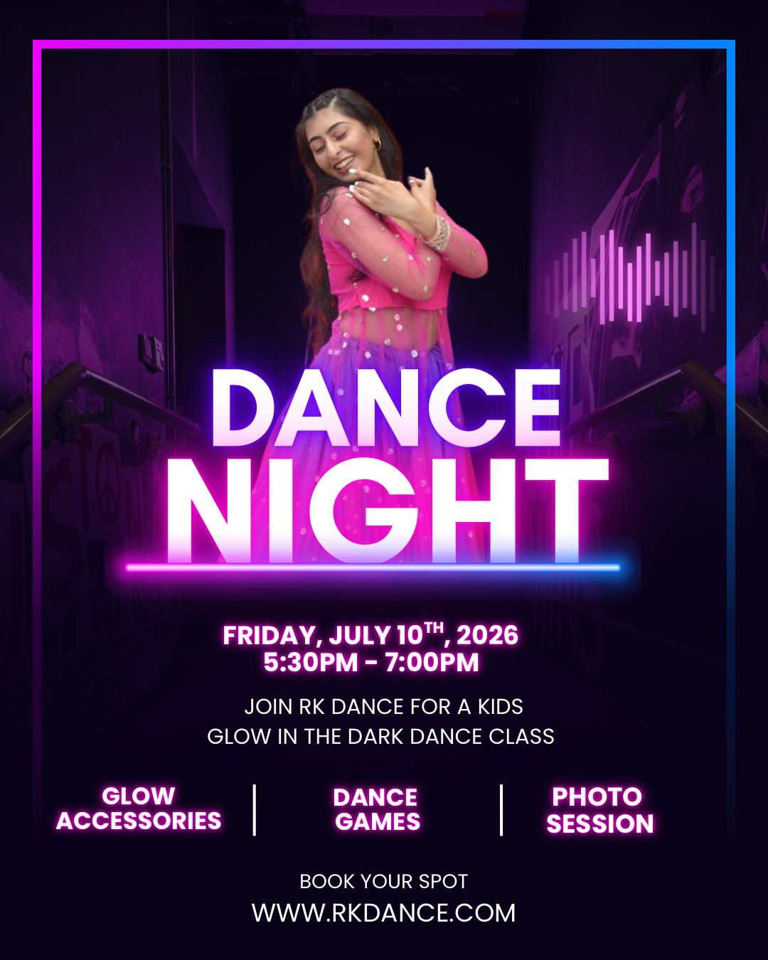Glow in the Dark Dance Night