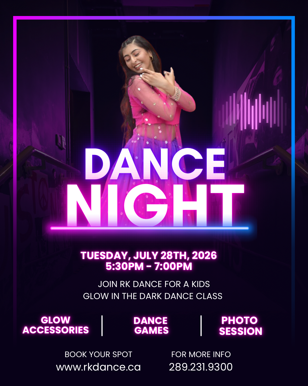 Glow in the Dark Dance Night